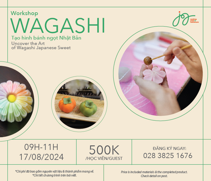 Hình ảnh 1 của sự kiện Wagashi - Tạo hình bánh ngọt Nhật Bản