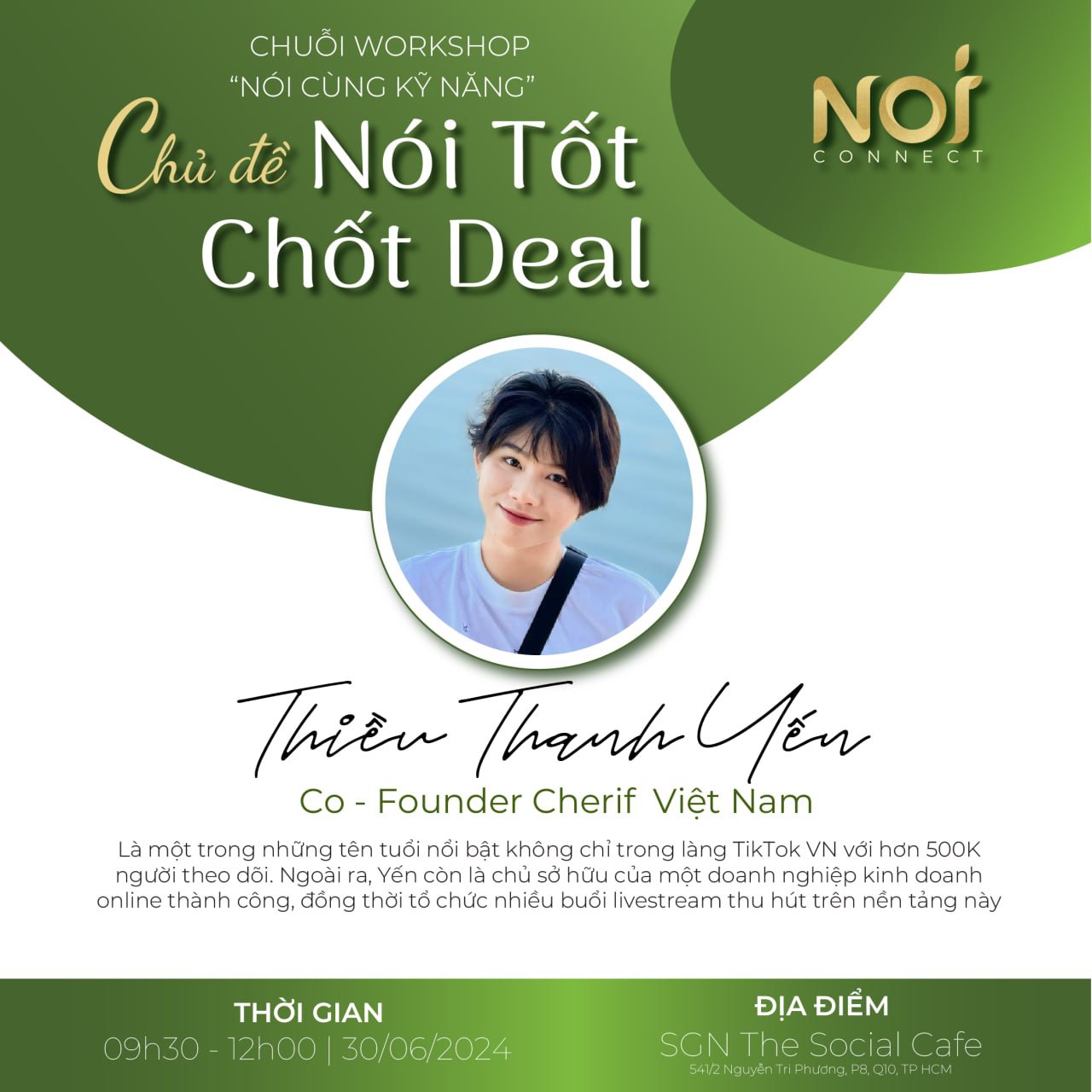Hình ảnh 3 của sự kiện WORKSHOP "NÓI TỐT CHỐT DEAL"