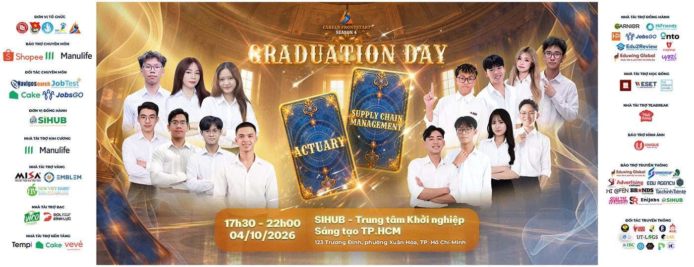 Banner sự kiện Career Frontstart 2026