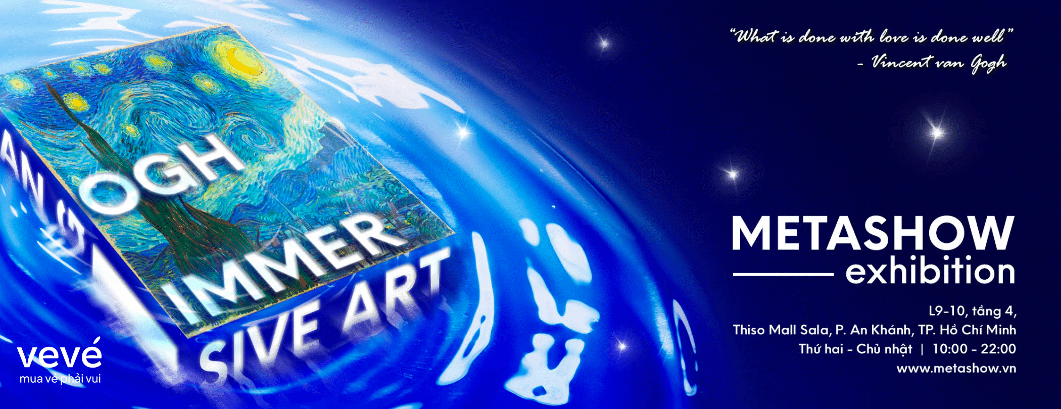 Banner sự kiện Triển lãm Nghệ thuật Ánh sáng Metashow | Metashow Exhibition