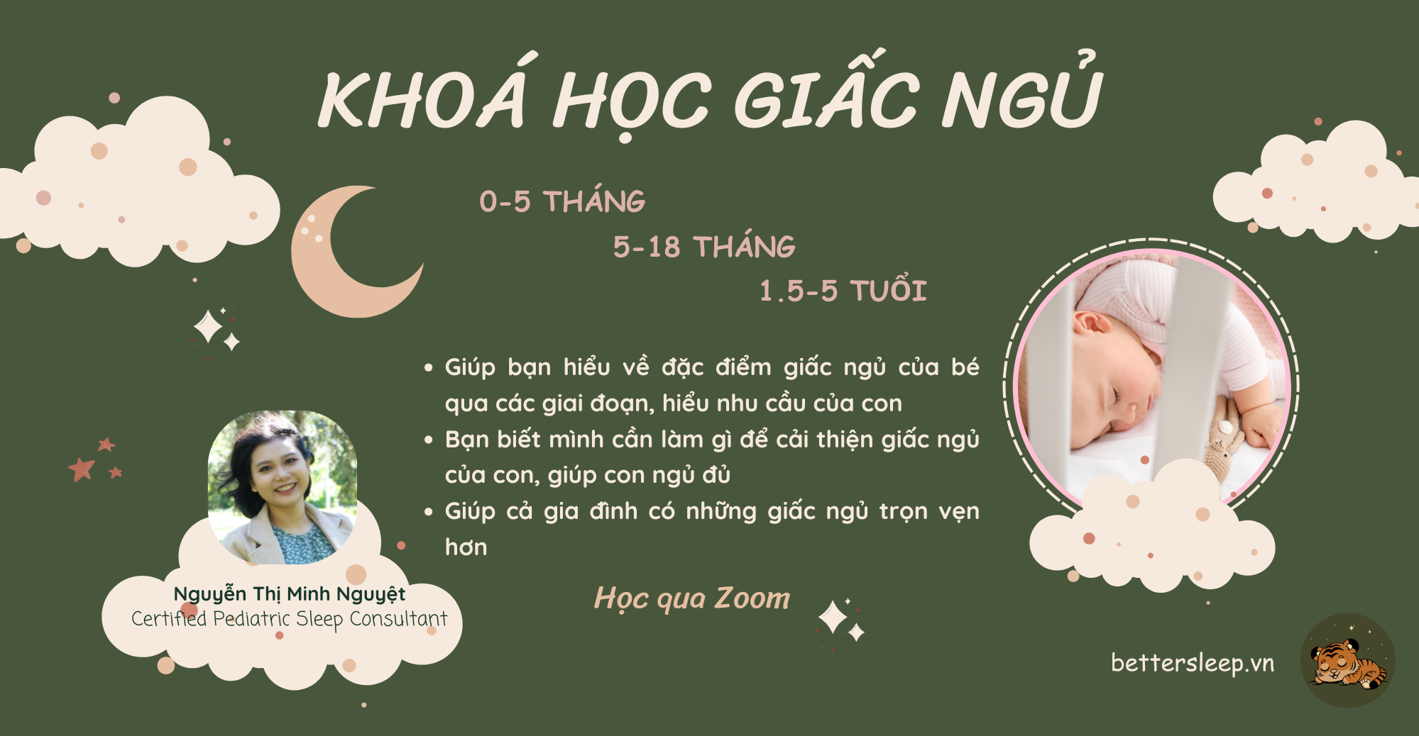Banner sự kiện KHOÁ HỌC GIẤC NGỦ Tháng 12/2024