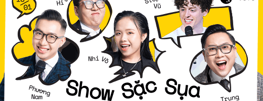 Banner sự kiện SHOW SẶC SỤA - Show Hài Độc Thoại Saigon Tếu Tại Cần Thơ