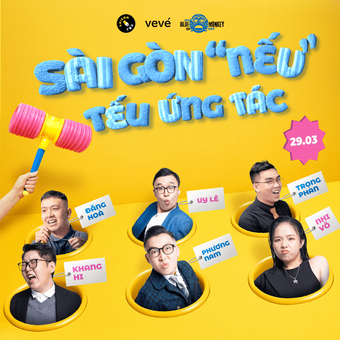 Hình ảnh 1 của sự kiện Show Ứng Tác Saigon "Nếu": Tếu Ứng Tác