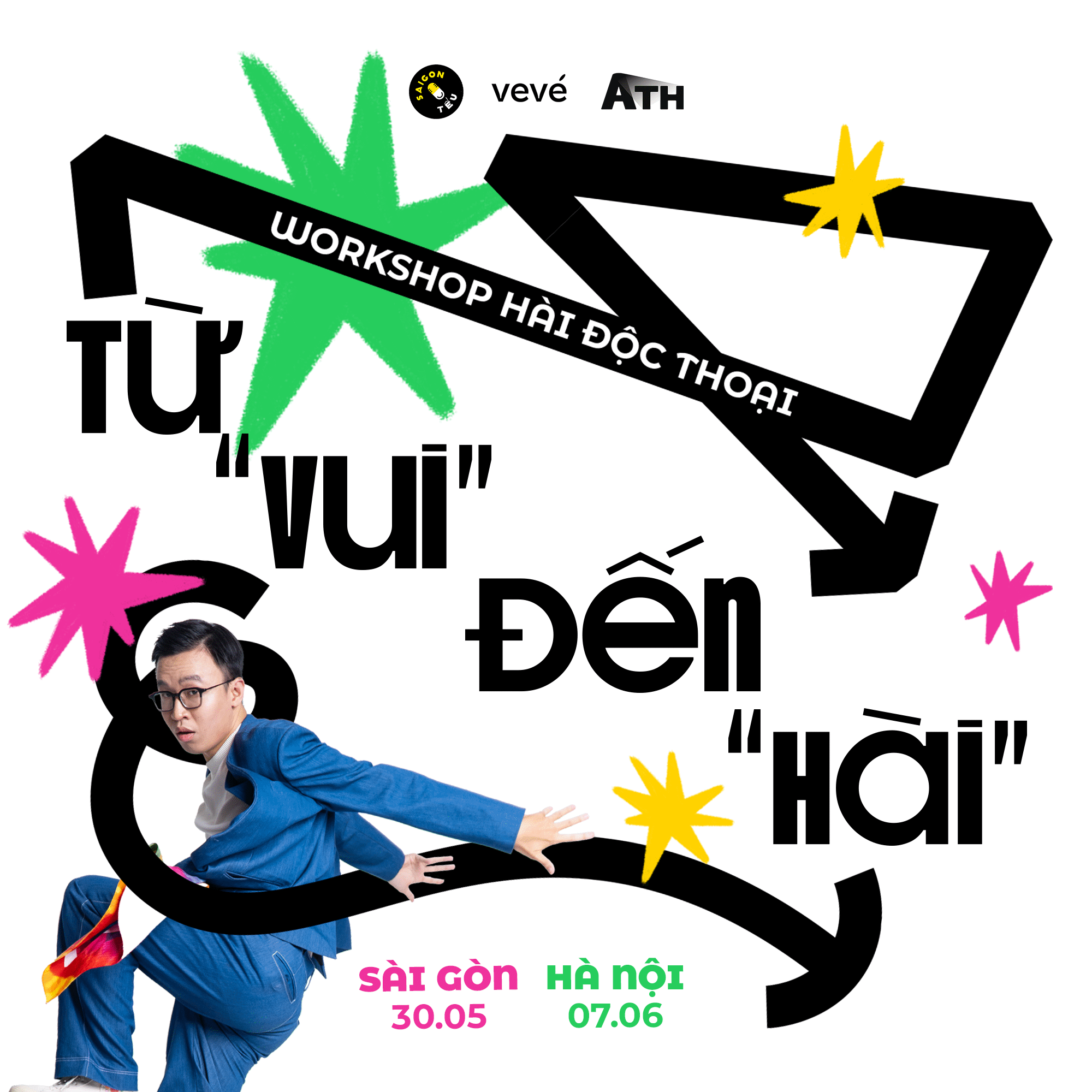 Hình ảnh 1 của sự kiện WORKSHOP HÀI ĐỘC THOẠI: TỪ "VUI" ĐẾN "HÀI"