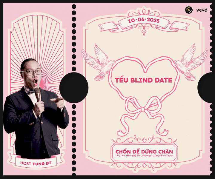 Hình ảnh 2 của sự kiện Tếu "Blinded Date": Tình Yêu Mù Quáng