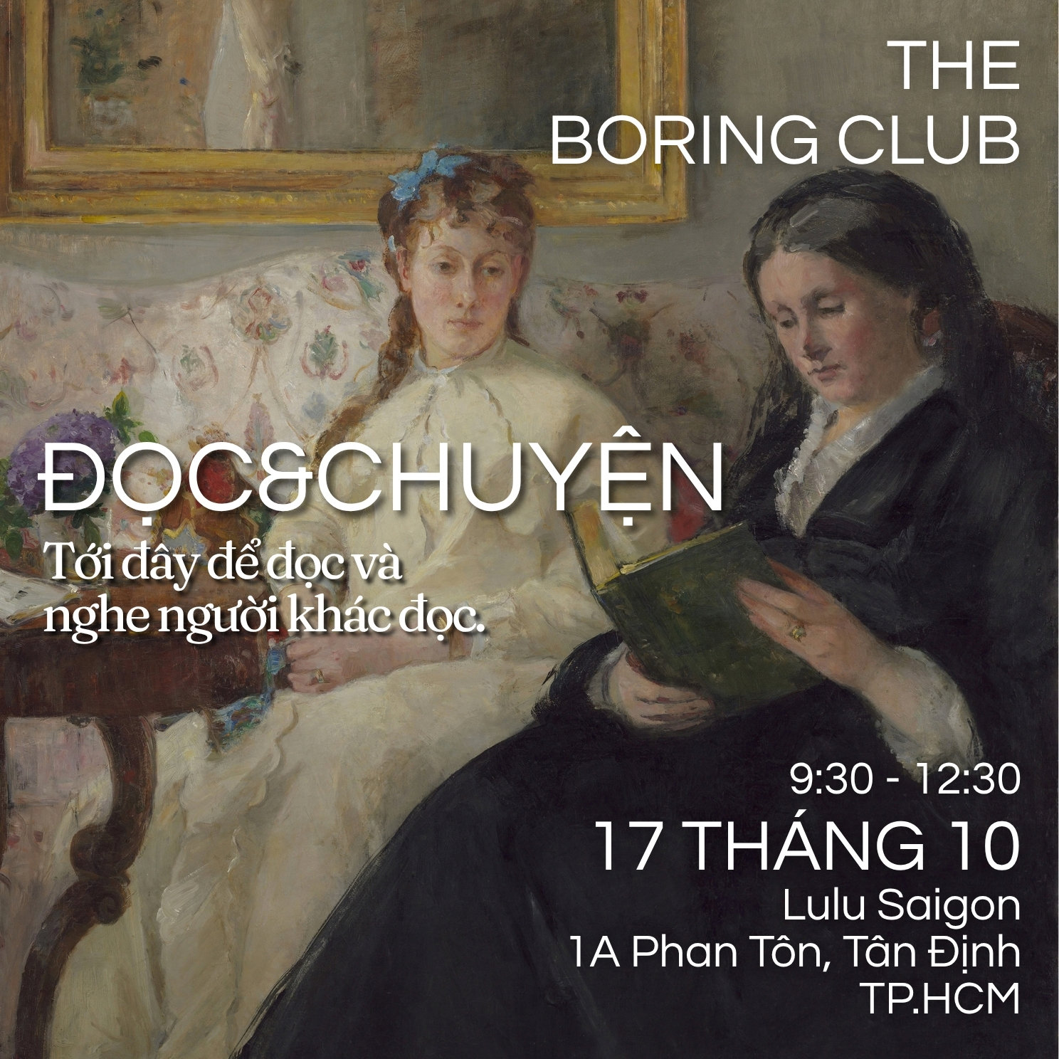 Hình ảnh 1 của sự kiện The Boring Club #1: Đọc&Chuyện
