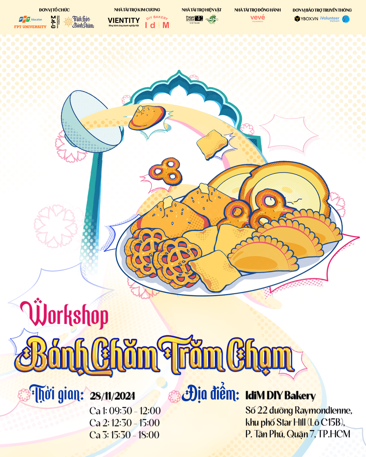 Hình ảnh 1 của sự kiện Workshop làm bánh dân gian: “Bánh Chăm Trăm Chạm”