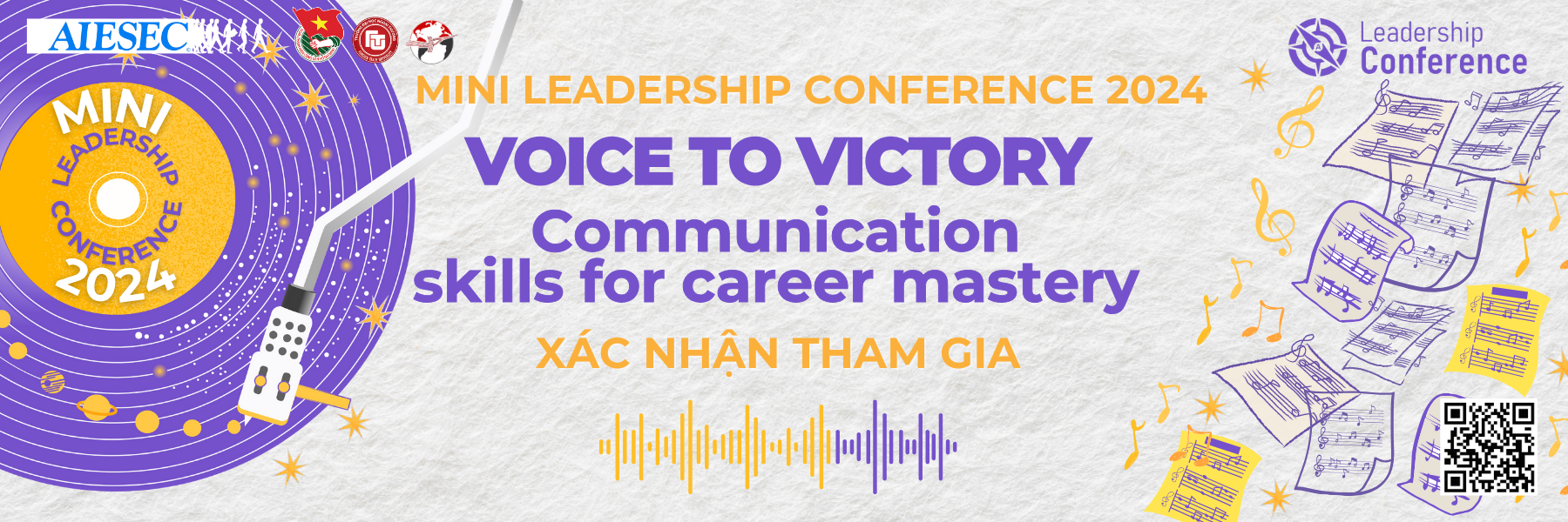 Hình ảnh 1 của sự kiện [SỰ KIỆN EACC x AIESEC] Mini Leadership Conference 2024:  Voice to Victory: Communication Skills for Career Mastery